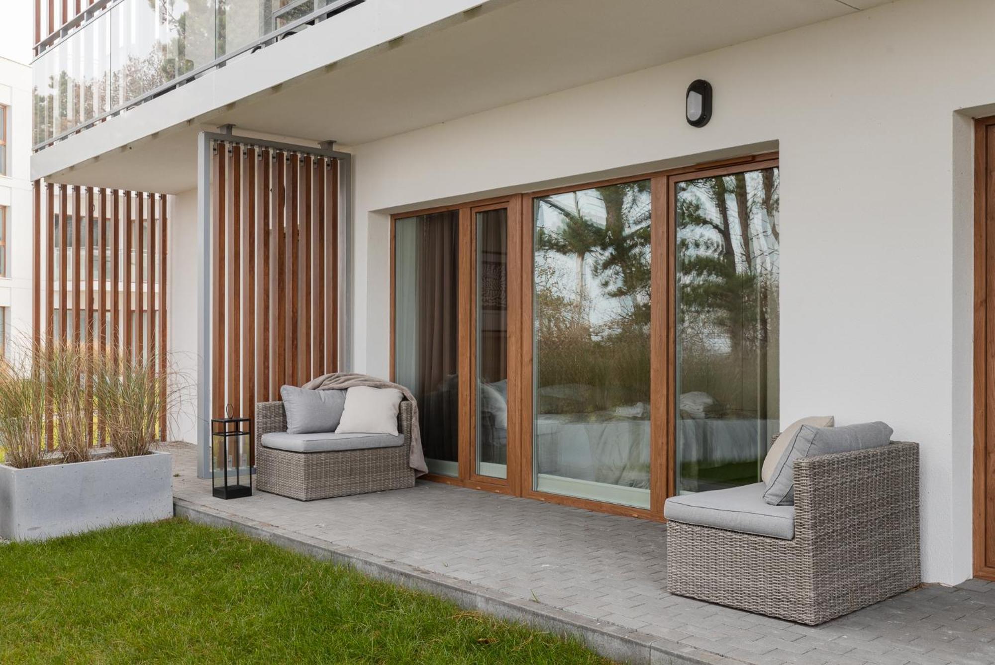 Let's Sea - 2 Bedroom - Premium Baltic With Front Sea View Garden And Access Gąski